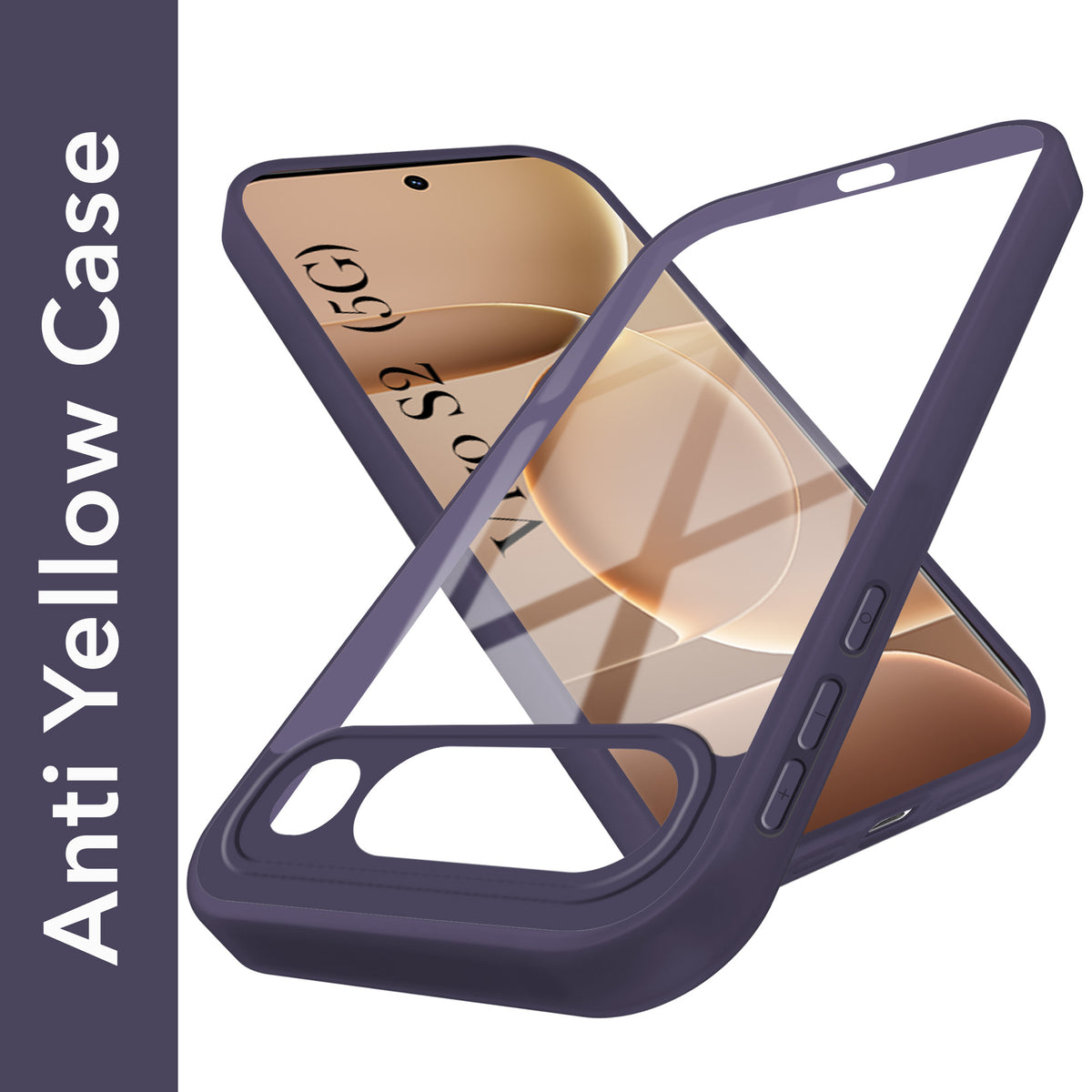 For vivo S2 Back Cover Case Ultra-Hybrid (Lifetime Anti Yellow | Anti Scratch | Crystal Clear Shockproof)