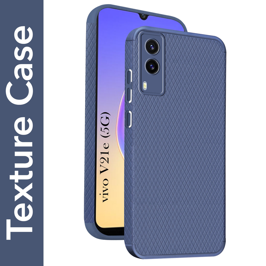 For Vivo V21e 5G Back Cover Case (Liquid Silicone | Side Grip | Camera Protection)