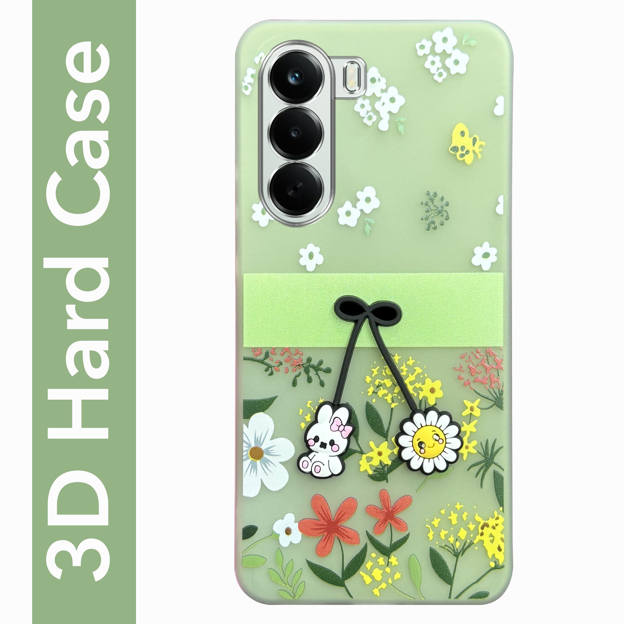 For OnePlus Nord CE 6 Lite Back Cover Case (3D Cute Cartoons | Hard Back Side Soft | Matte Premium Finish | HD Printing)