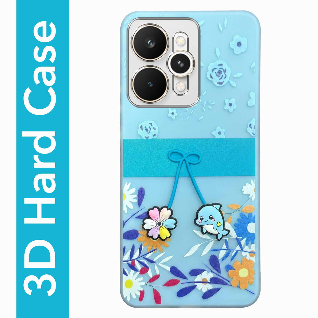 For Realme 15 Back Cover Case (3D Cute Cartoons | Hard Back Side Soft | Matte Premium Finish | HD Printing)