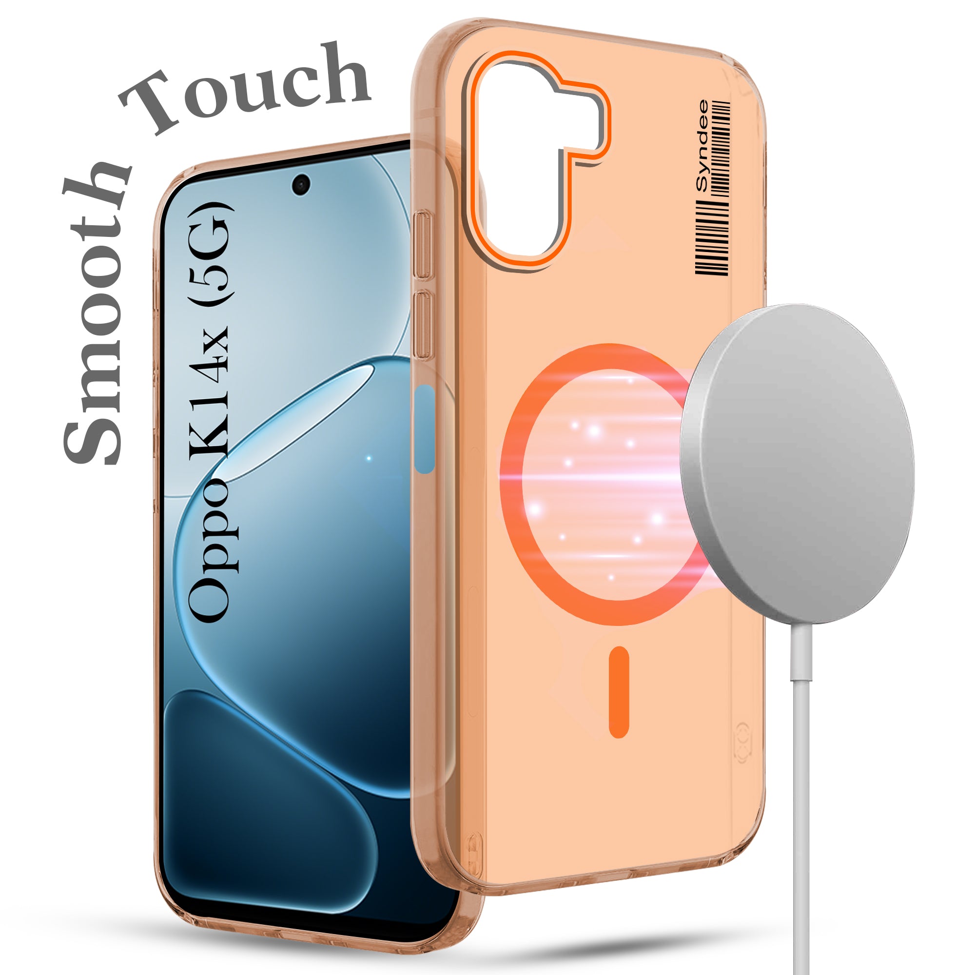 For Oppo K14x 5G Back Cover Case (Soft Touch | Camera Bump Protection | MagSafe Compatible | Matte Finish)