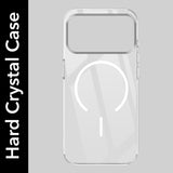 For Apple iPhone 17 Pro Max Crystal Anti Yellow Back Cover Case (MagSafe Wireless Charging Support |Camera Protection Bump)