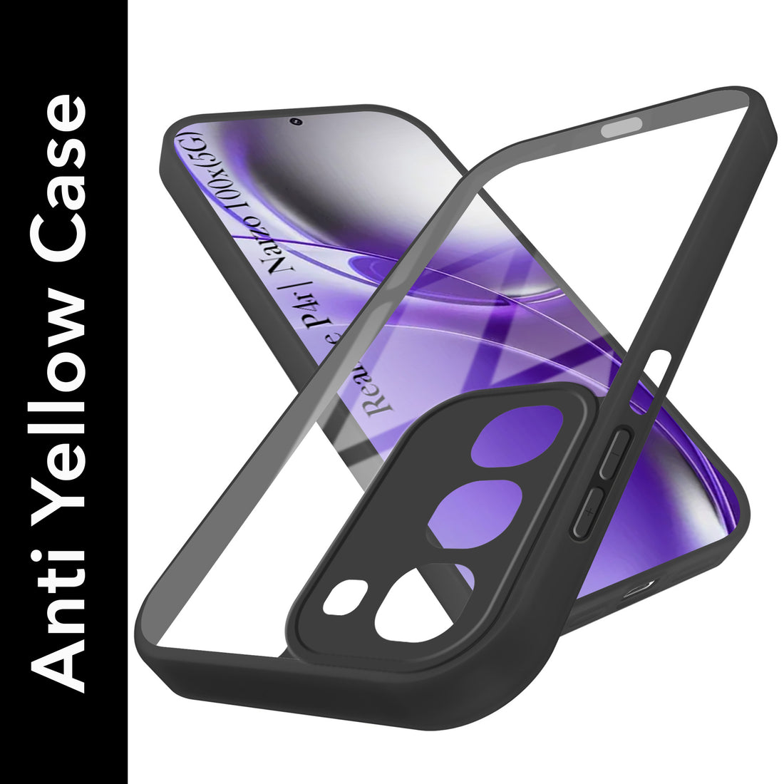 For Realme P4R 5G | Realme Narzo 100X 5G Back Cover Case Ultra-Hybrid (Lifetime Anti Yellow | Anti Scratch | Crystal Clear Shockproof)