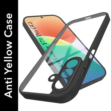 For Samsung Galaxy F70 Pro 5G Back Cover Case Ultra-Hybrid (Lifetime Anti Yellow | Anti Scratch | Crystal Clear Shockproof)
