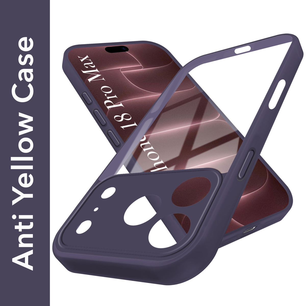 For Apple iPhone 18 Pro Max Back Cover Case Ultra-Hybrid (Lifetime Anti Yellow | Anti Scratch | Crystal Clear Shockproof)