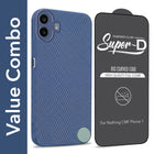 For Nothing CMF Phone 1 Combo with Back Cover and 9H Tempered Glass (Liquid Silicone | Camera Protection | Oleophobic Coating Screen Glass)