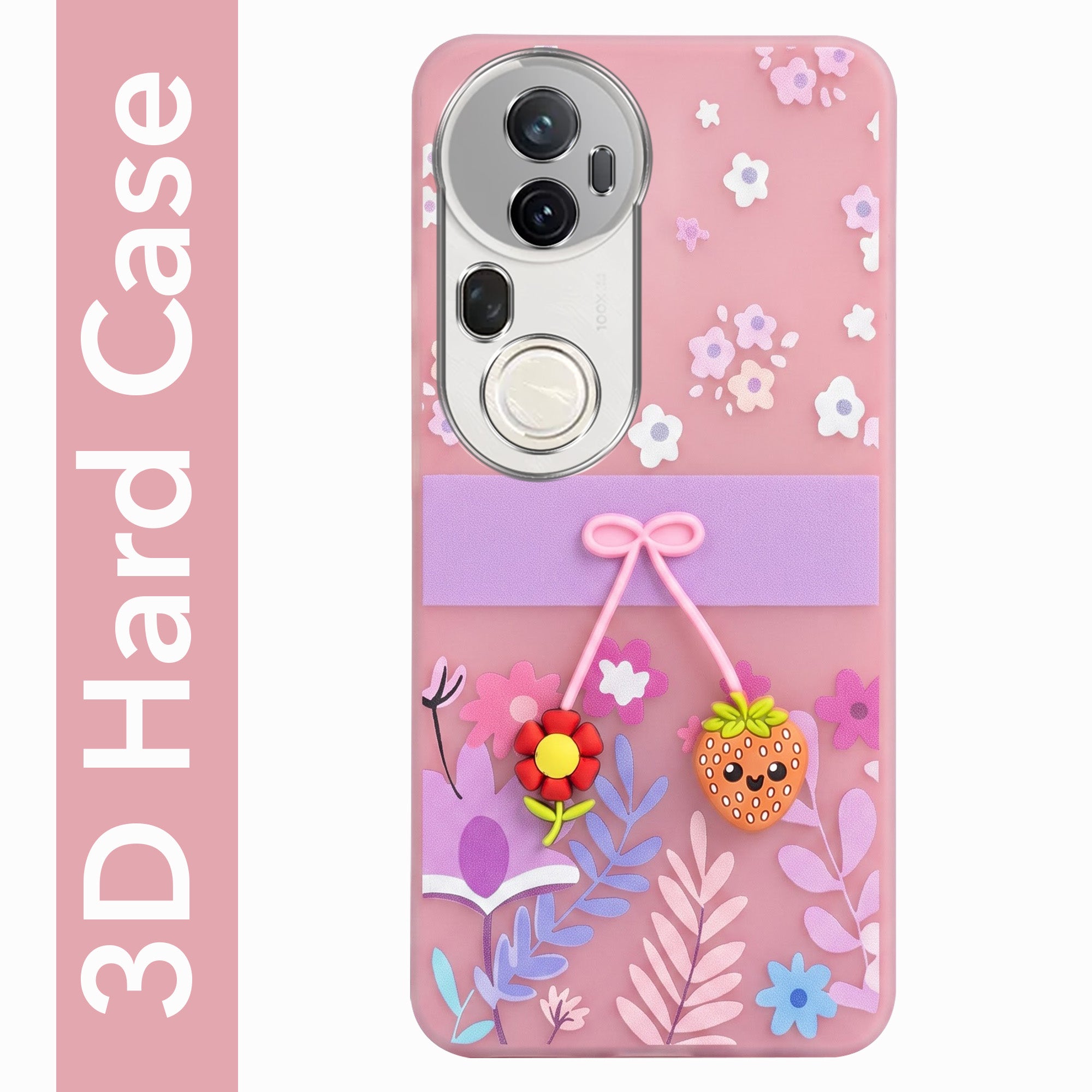 For Vivo T4 Ultra Back Cover Case (3D Cute Cartoons | Hard Back Side Soft | Matte Premium Finish | HD Printing)