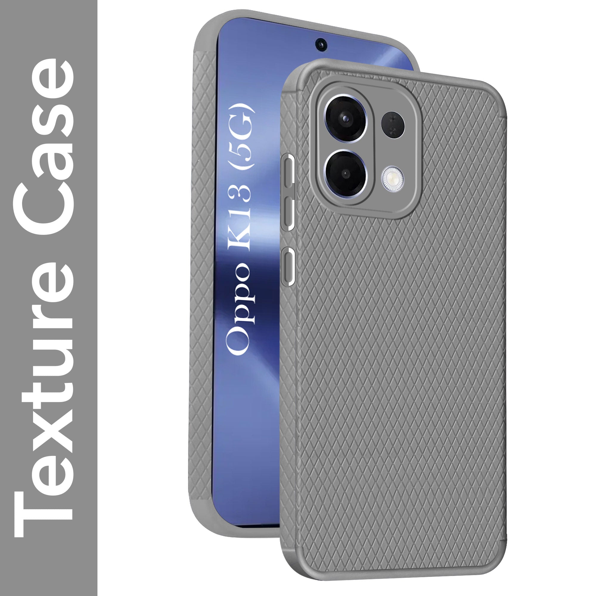 For Oppo K13 Back Cover Case (Liquid Silicone | Side Grip | Camera Protection)
