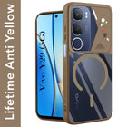 For Vivo Y29 Back Cover Case Lifetime Anti-Yellow Clear (Camera Protection | Side Grip | Wireless MagSafe Compatible)