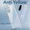 For Poco C81 Back Cover Case Lifetime Anti-Yellow Clear (Sleek Hard Crystal | Shockproof and Camera Protection)