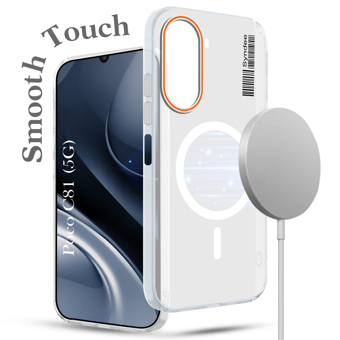 For Poco C81 5G Back Cover Case (Soft Touch | Camera Bump Protection | MagSafe Compatible | Matte Finish)