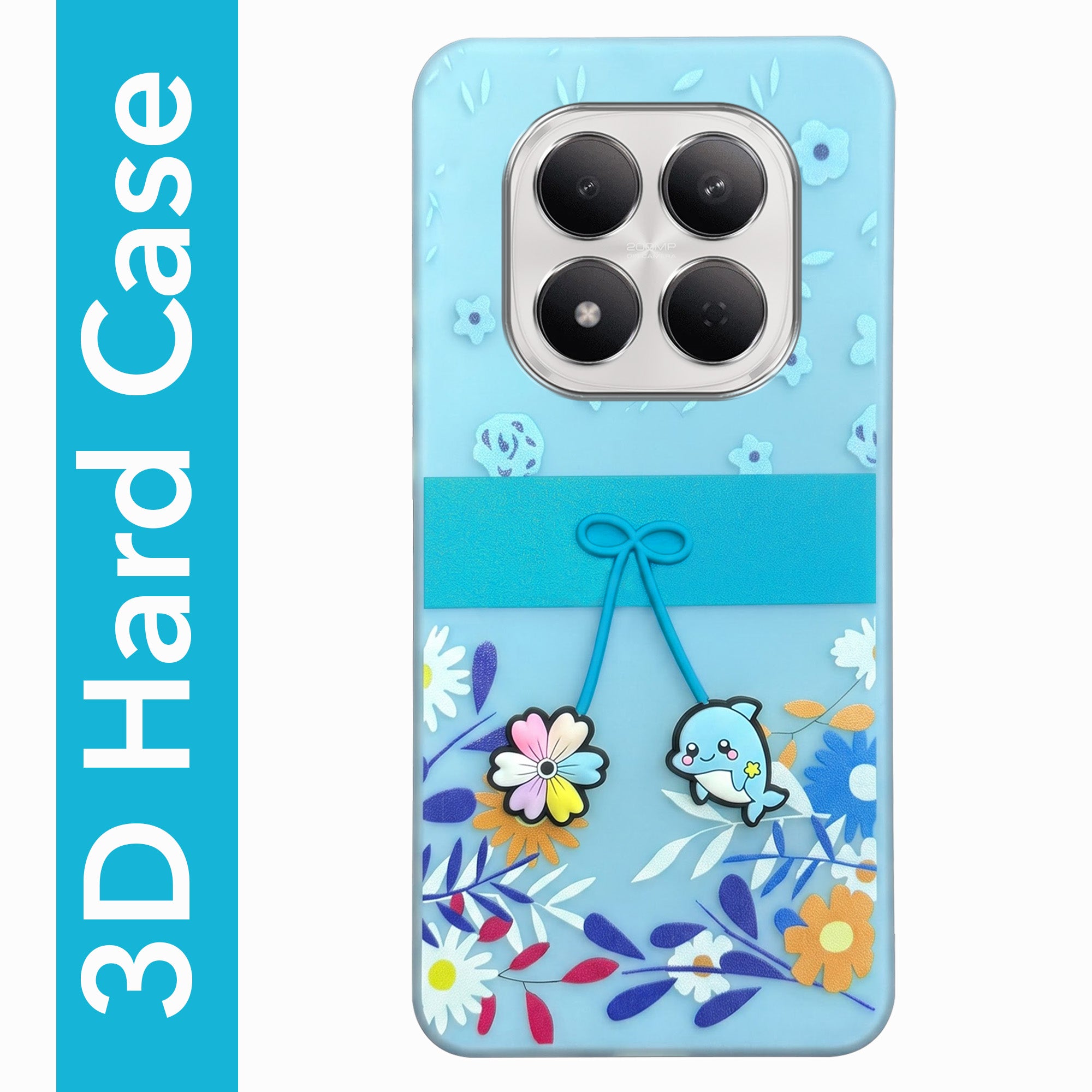 For Xiaomi Redmi Note 15 Pro 5G Back Cover Case (3D Cute Cartoons | Hard Back Side Soft | Matte Premium Finish | HD Printing)