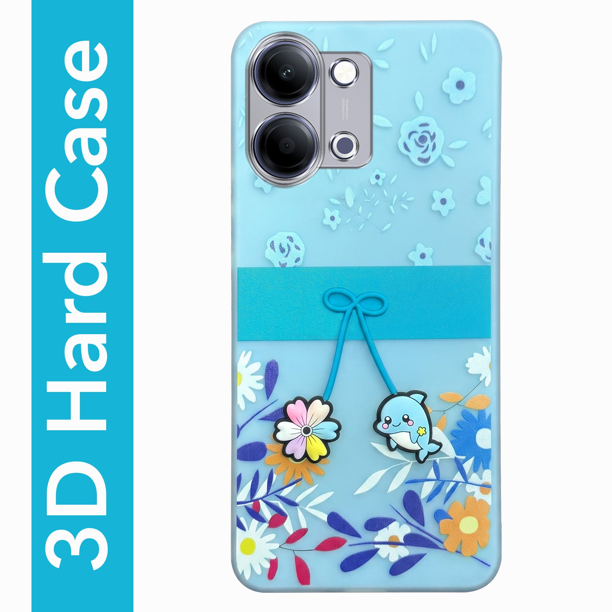 For Vivo iQOO Z11 Lite Back Cover Case (3D Cute Cartoons | Hard Back Side Soft | Matte Premium Finish | HD Printing)