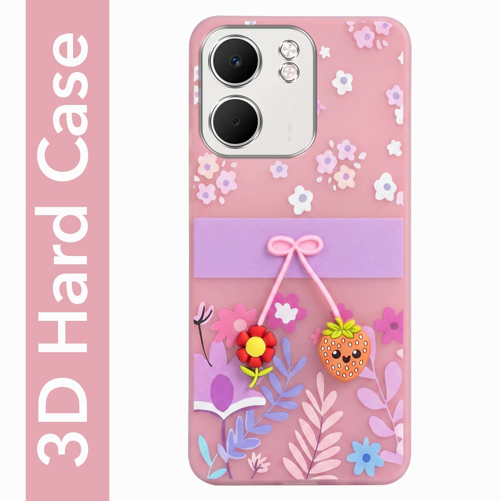 For Oppo A5X Back Cover Case (3D Cute Cartoons | Hard Back Side Soft | Matte Premium Finish | HD Printing) (Copy)
