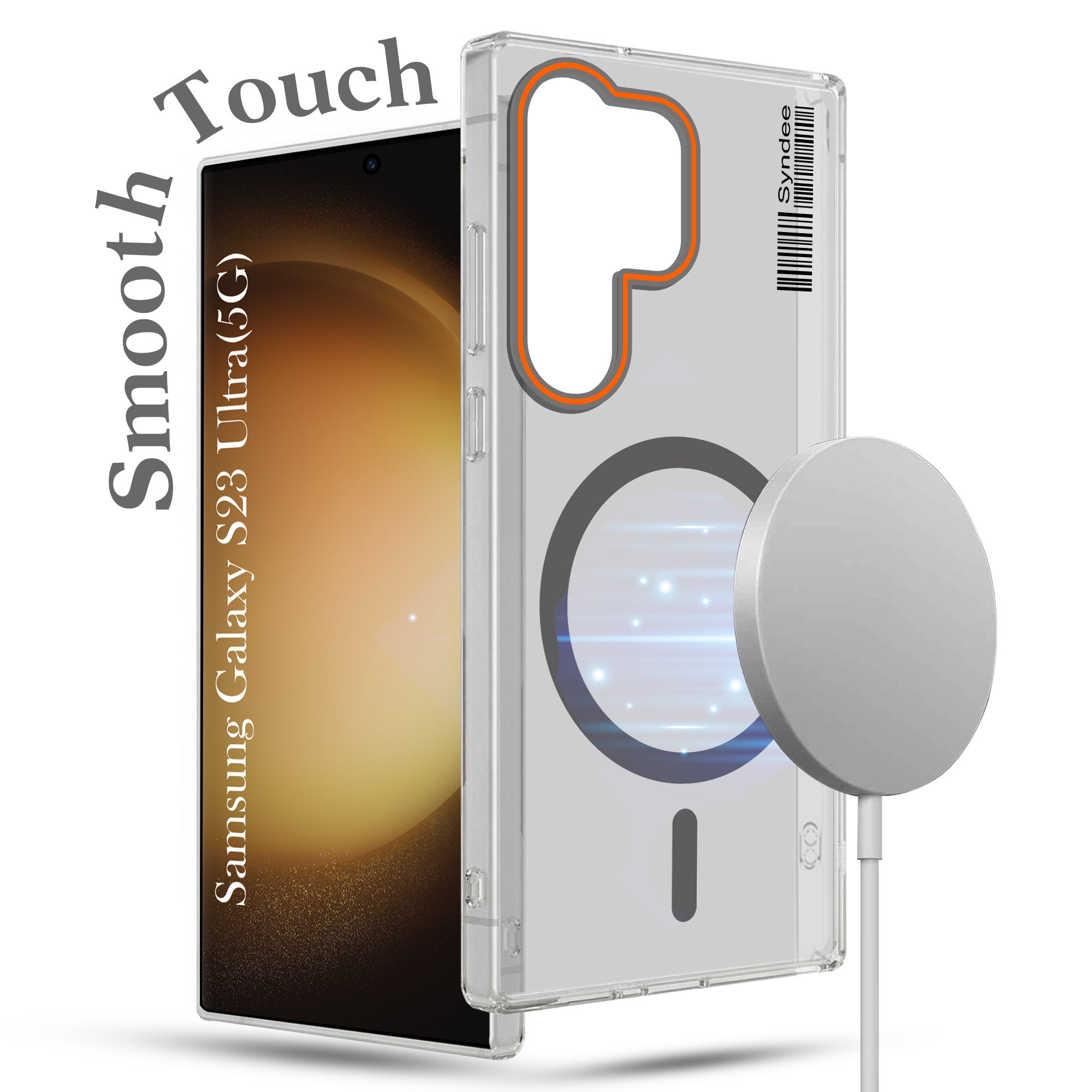 For Samsung Galaxy S23 Ultra 5G Back Cover Case (Soft Touch | Camera Bump Protection | MagSafe Compatible | Matte Finish)