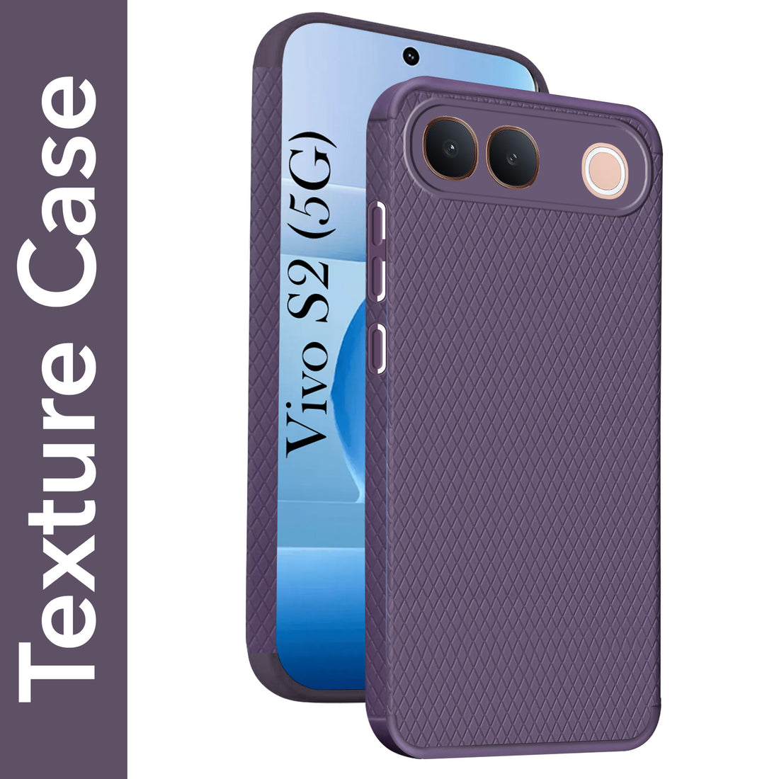 For Vivo S2 5G Back Cover Case Liquid Silicone (Camera Protection | Side Grip Texture | Soft and Flexible)