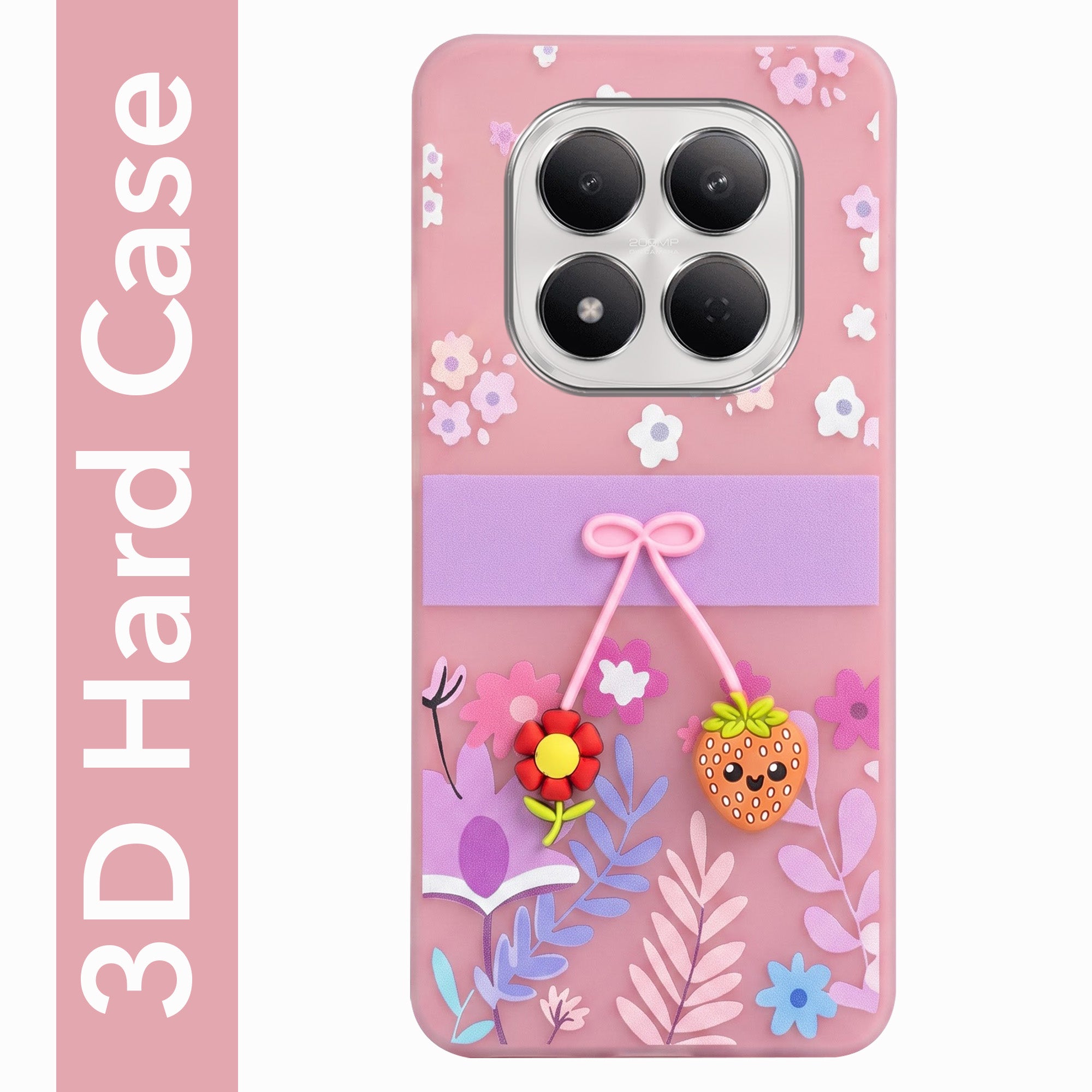 For Xiaomi Redmi Note 15 Pro 5G Back Cover Case (3D Cute Cartoons | Hard Back Side Soft | Matte Premium Finish | HD Printing)