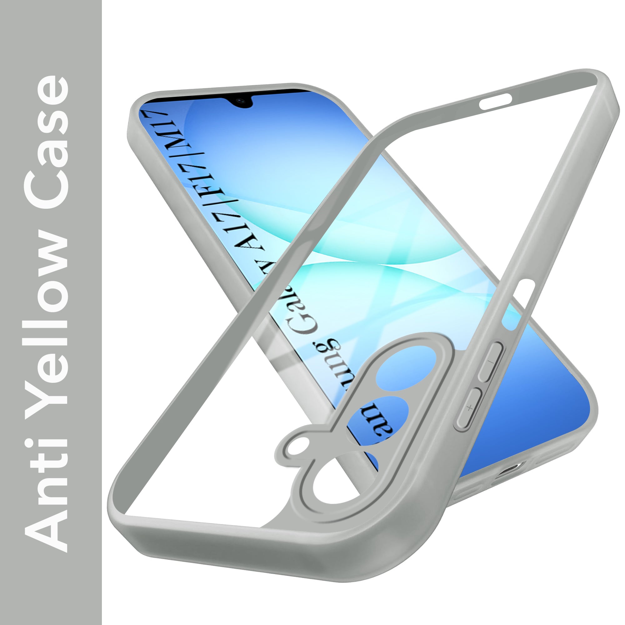 For Samsung Galaxy A17 | Samsung F17 | Samsung M17 5G Back Cover Case Ultra-Hybrid (Lifetime Anti Yellow | Anti Scratch | Crystal Clear Shockproof)