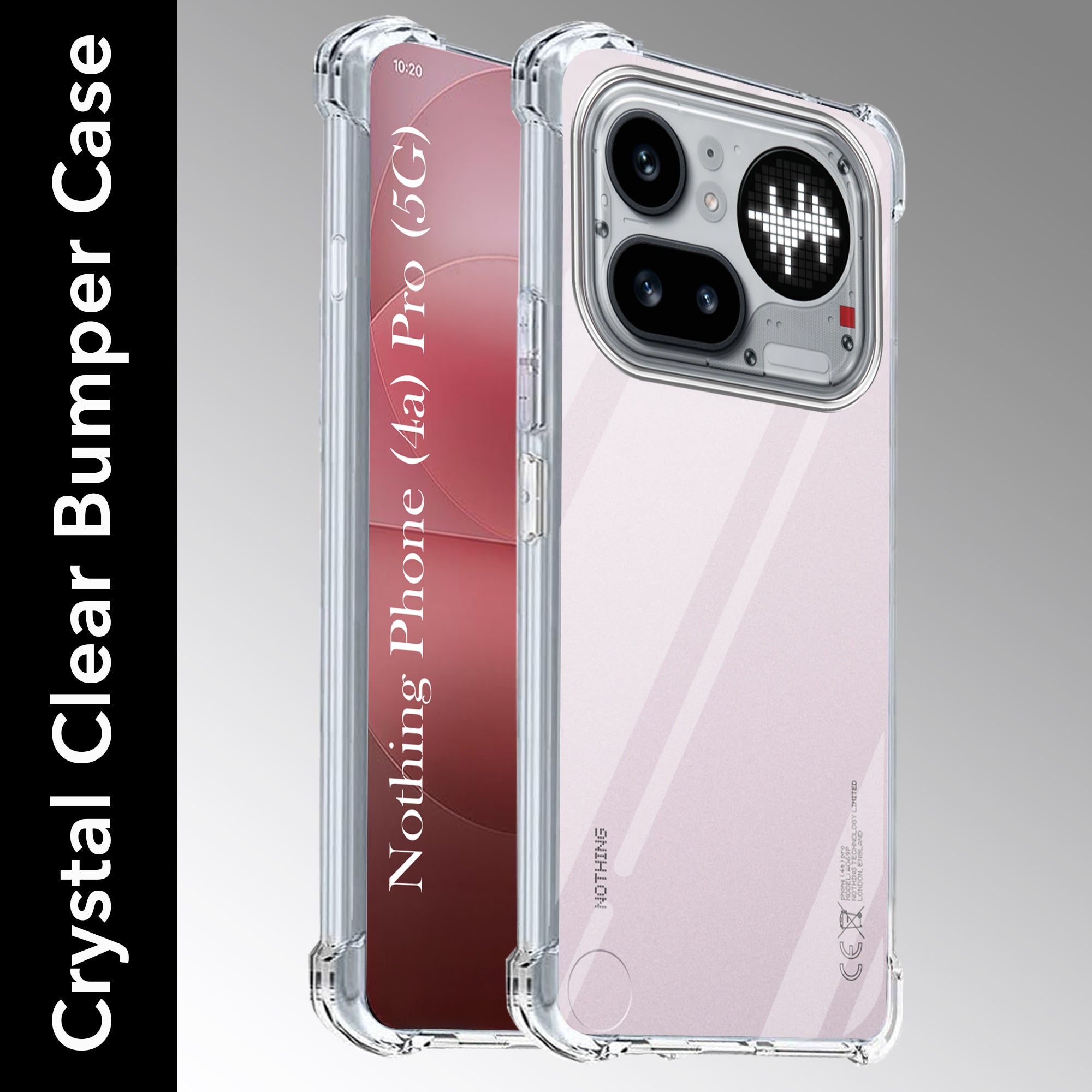 For Nothing Phone 4A Pro 5G Back Cover Shockproof Crystal-Clear (Drop & Camera Protection | Hard Polycarbonate)