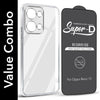 For Oppo Reno13 5G | Oppo Reno 13 5G Combo with Back Cover and 9H Tempered Glass (Liquid Silicone | Camera Protection | Oleophobic Coating Screen Glass)
