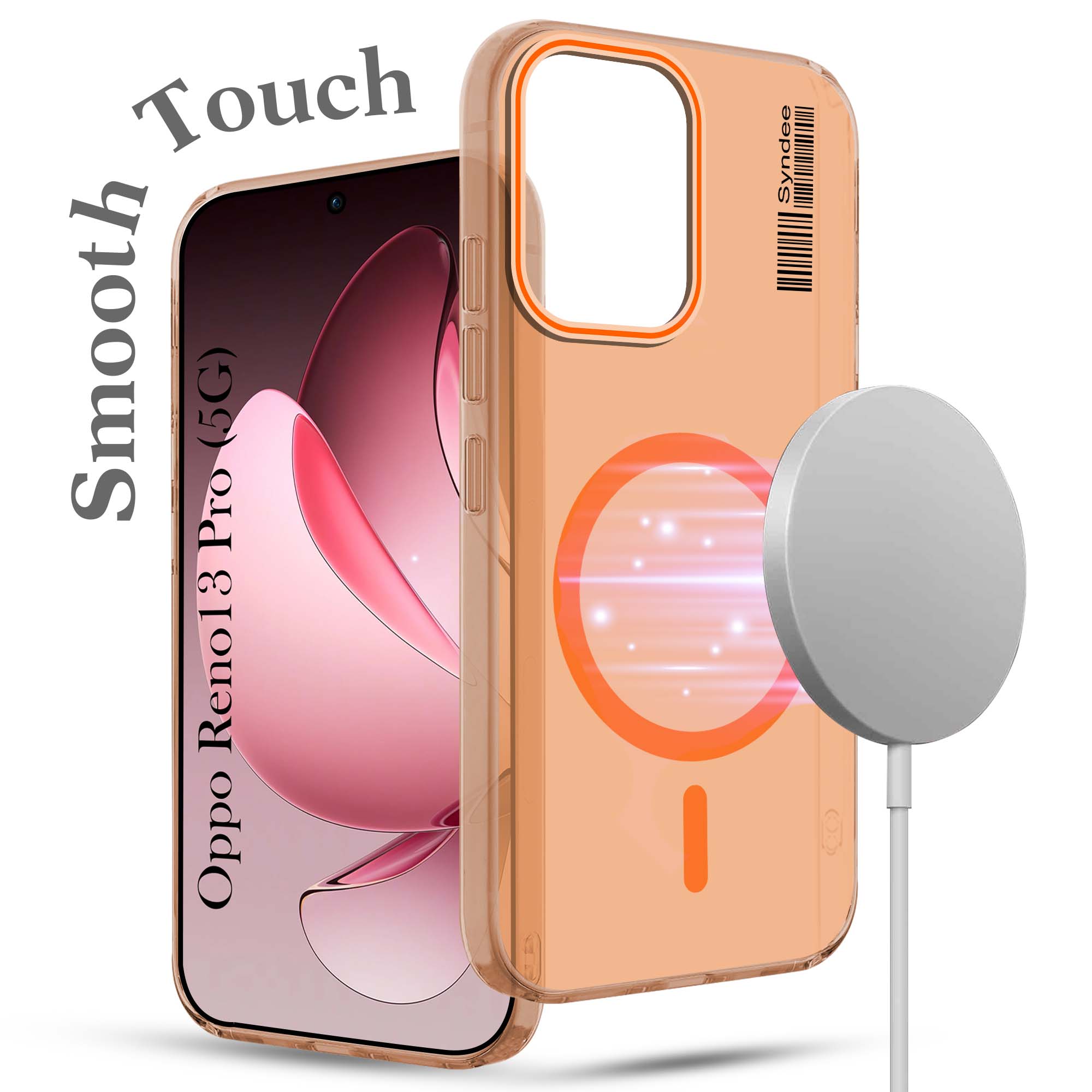 For Oppo Reno 13 Pro 5G | Oppo Reno 13 Pro 5G Back Cover Case (Soft Touch | Camera Bump Protection | MagSafe Compatible | Matte Finish)