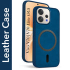 For Vivo V70 | Vivo V70 Elite 5G Back Cover Case Leather Finish (MagSafe Compatible Wireless Charging | Soft Touch | Camera Bump Protection)
