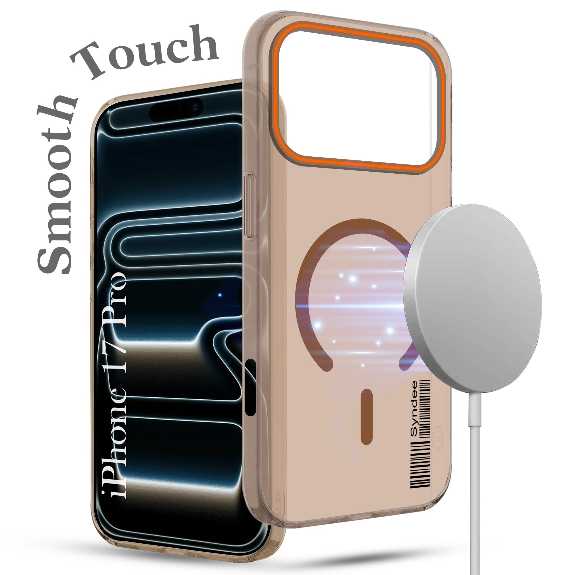 For Apple iPhone 17 Pro Back Cover Case (Soft Touch | Camera Bump Protection | MagSafe Compatible | Matte Finish)