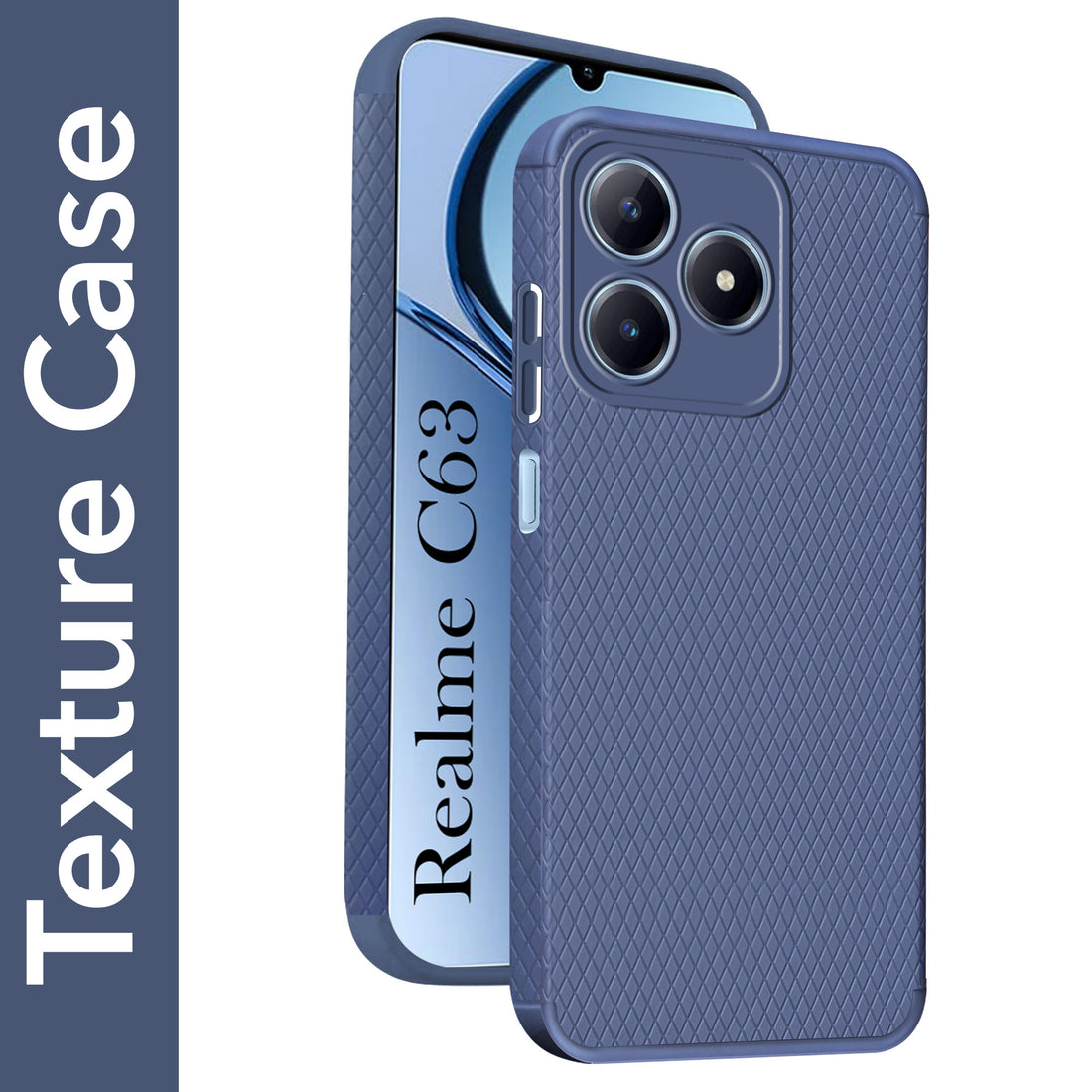 For Realme C63 Back Cover Case (Liquid Silicone | Side Grip | Camera Protection)