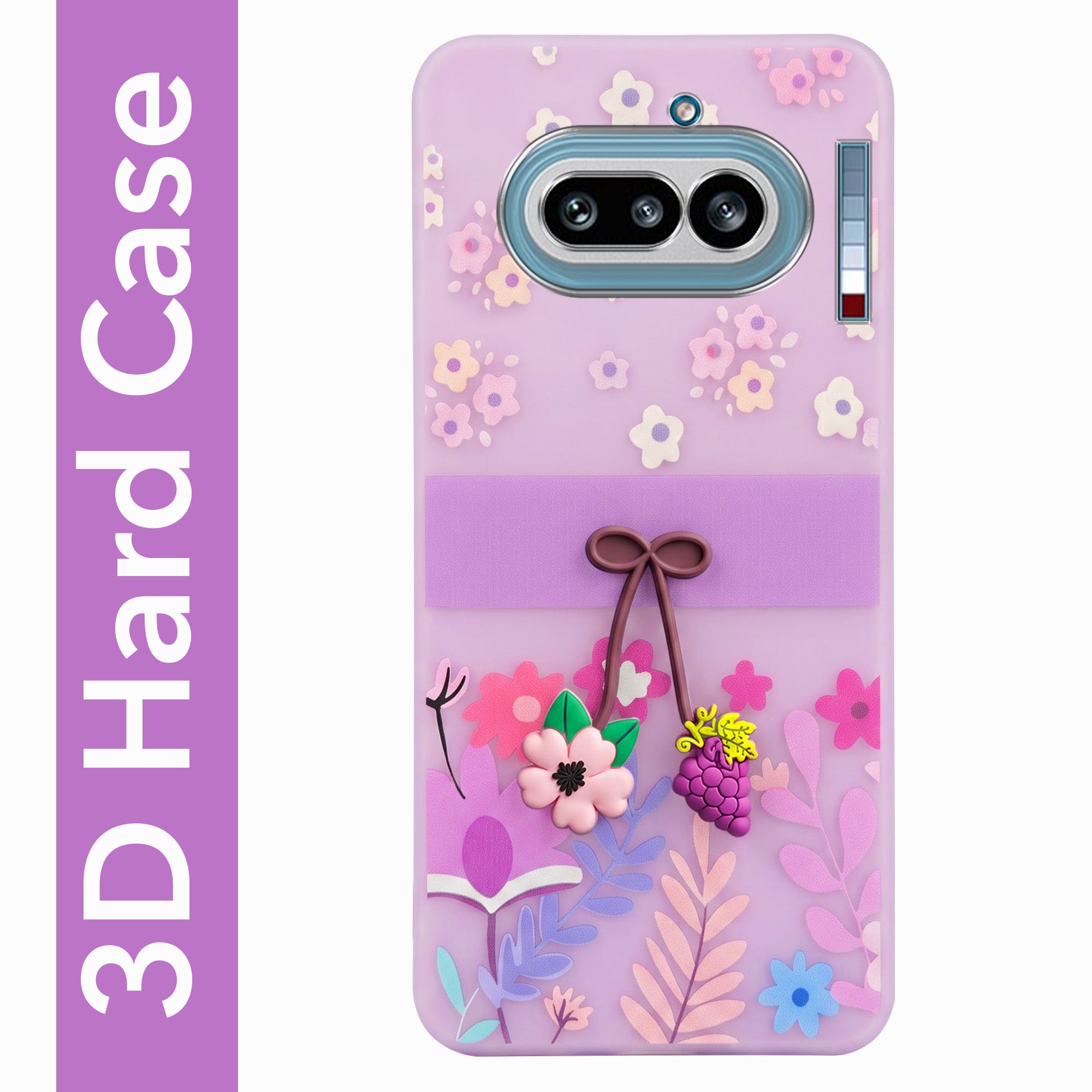 For Nothing Phone 4A 5G Back Cover Case (3D Cute Cartoons | Hard Back Side Soft | Matte Premium Finish | HD Printing)