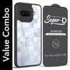 For Vivo iQOO 15R 5G Combo with Back Cover and 9H Tempered Glass (Lifetime Anti-Yellow | Crystal Clear Shockproof | Oleophobic Coating Screen Glass)