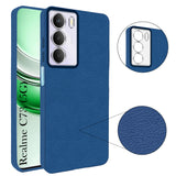For Realme C73 Back Cover Case (Glass Like Camera Protection | Leather Feel | Minimalist Professional Grip)