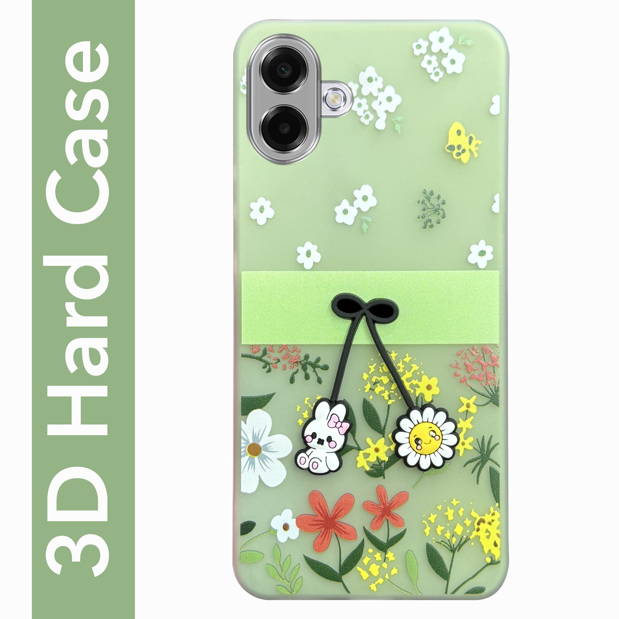 For Samsung A07 5G | F70e 5G Back Cover Case (3D Cute Cartoons | Hard Back Side Soft | Matte Premium Finish | HD Printing)