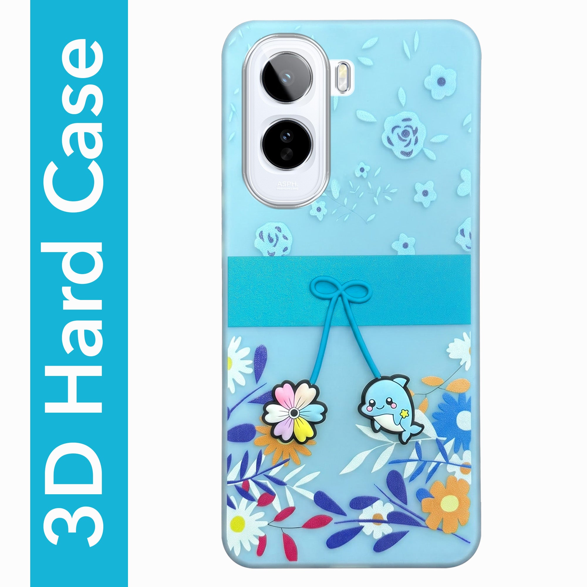 For Vivo T5 Pro 5G Back Cover Case (3D Cute Cartoons | Hard Back Side Soft | Matte Premium Finish | HD Printing)