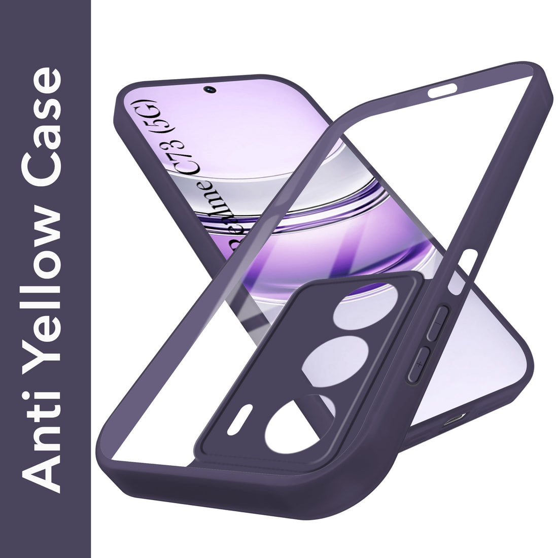 For Realme C73 Back Cover Case Ultra-Hybrid (Lifetime Anti Yellow | Anti Scratch | Crystal Clear Shockproof)