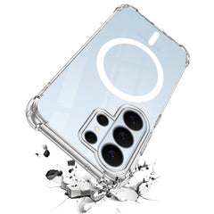 For Samsung Galaxy S26 Ultra Back Cover Shockproof Crystal-Clear (Magsafe Wireless Support | Drop & Camera Protection | Hard Polycarbonate)