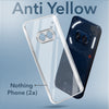 For Nothing Phone 2A 5G Back Cover Case Lifetime Anti-Yellow Clear (Sleek Hard Crystal | Shockproof and Camera Protection)