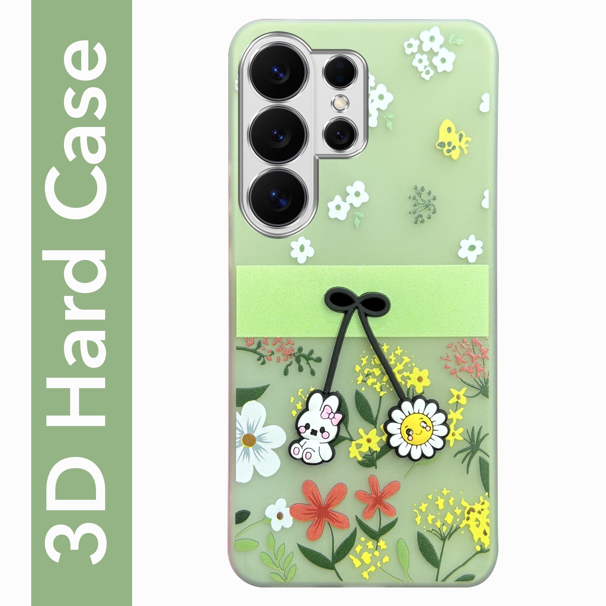 For Samsung Galaxy S26 Ultra Back Cover Case (3D Cute Cartoons | Hard Back Side Soft | Matte Premium Finish | HD Printing)