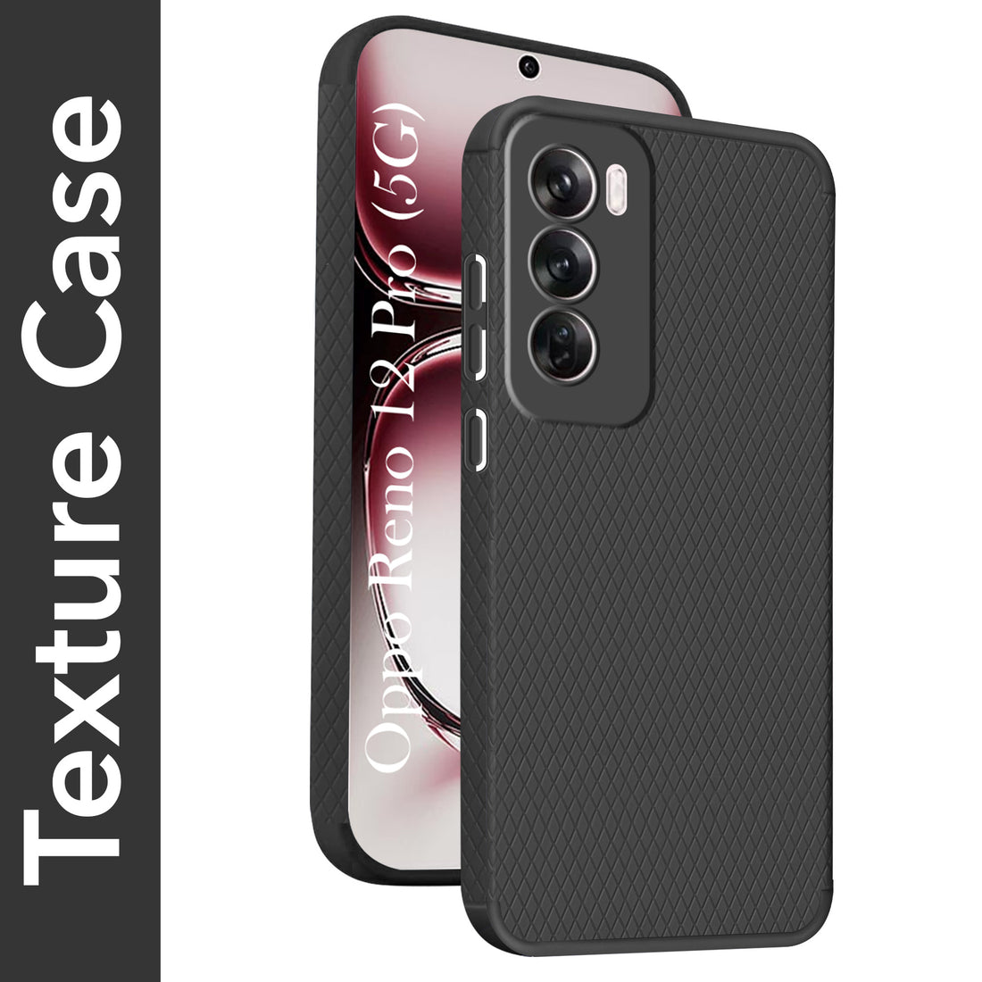 For Oppo Reno12 Pro 5G | Oppo Reno 12 Pro 5G Back Cover Case (Liquid Silicone | Side Grip | Camera Protection)