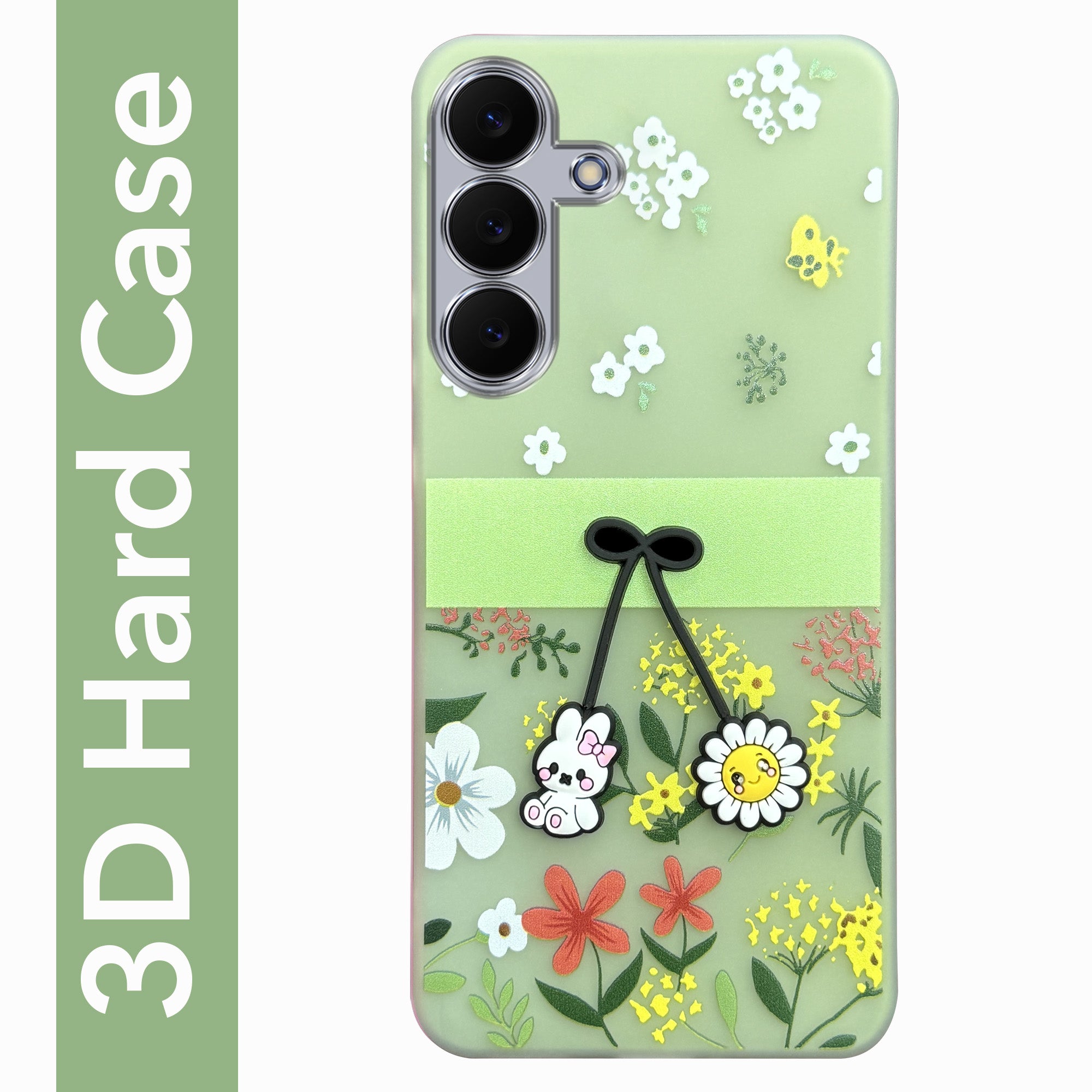 For Samsung Galaxy S25 FE Back Cover Case (3D Cute Cartoons | Hard Back Side Soft | Matte Premium Finish | HD Printing) (Copy) (Copy)