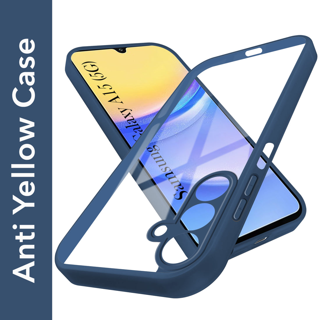 For Samsung Galaxy A15 5G Back Cover Case Ultra-Hybrid (Lifetime Anti Yellow | Anti Scratch | Crystal Clear Shockproof)