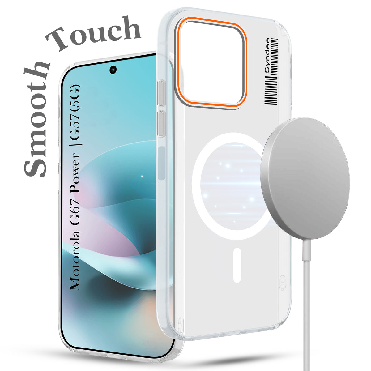 For Motorola Moto G67 Power | G57 Power Back Cover Case (Soft Touch | Camera Bump Protection | MagSafe Compatible | Matte Finish)