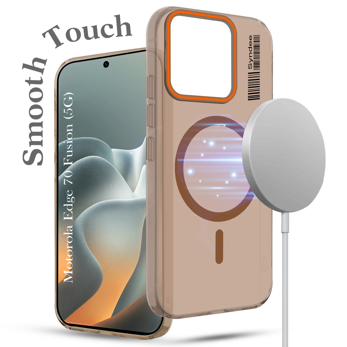 For Motorola Moto Edge 70 Fusion Back Cover Case (Soft Touch | Camera Bump Protection | MagSafe Compatible | Matte Finish)
