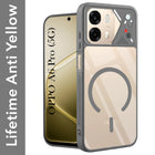 For Oppo A6 Pro Back Cover Case Lifetime Anti-Yellow Clear (Camera Protection | Side Grip | Wireless MagSafe Compatible)