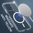 For Vivo iQOO Z6 5G Back Cover Case Lifetime Anti-Yellow MagSafe Compatible Clear (Sleek Hard Crystal | Shockproof and Camera Protection)