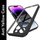 For Apple iPhone 14 Pro Back Cover Case Ultra-Hybrid (Lifetime Anti Yellow | Anti Scratch | Crystal Clear Shockproof)