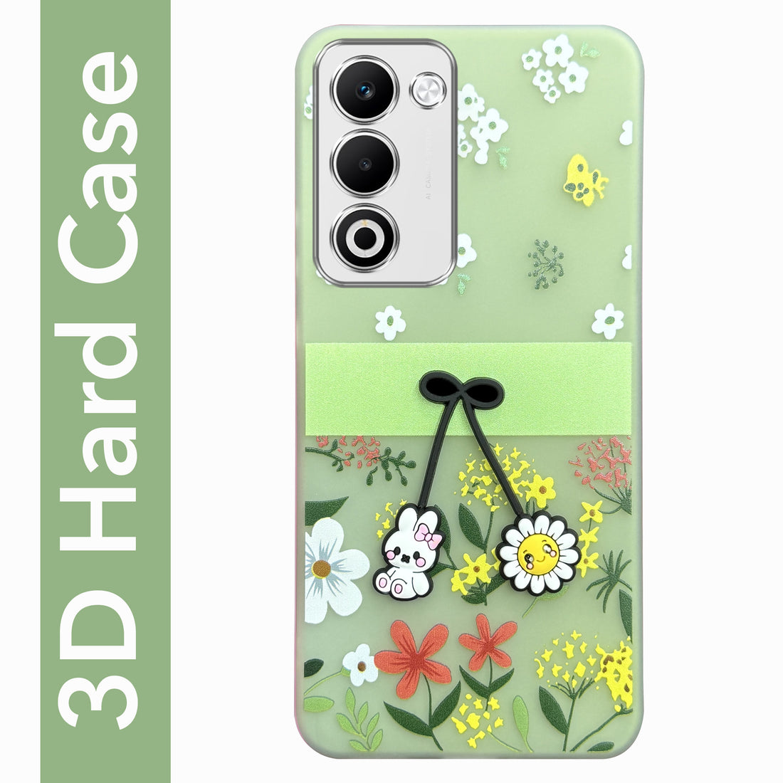 For Oppo A5 5G Back Cover Case (3D Cute Cartoons | Hard Back Side Soft | Matte Premium Finish | HD Printing)