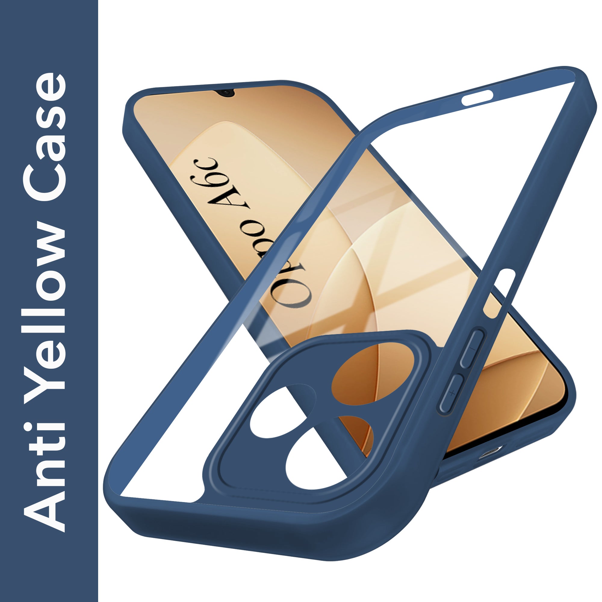 For Oppo A6c 4G Back Cover Case Ultra-Hybrid (Lifetime Anti Yellow | Anti Scratch | Crystal Clear Shockproof)