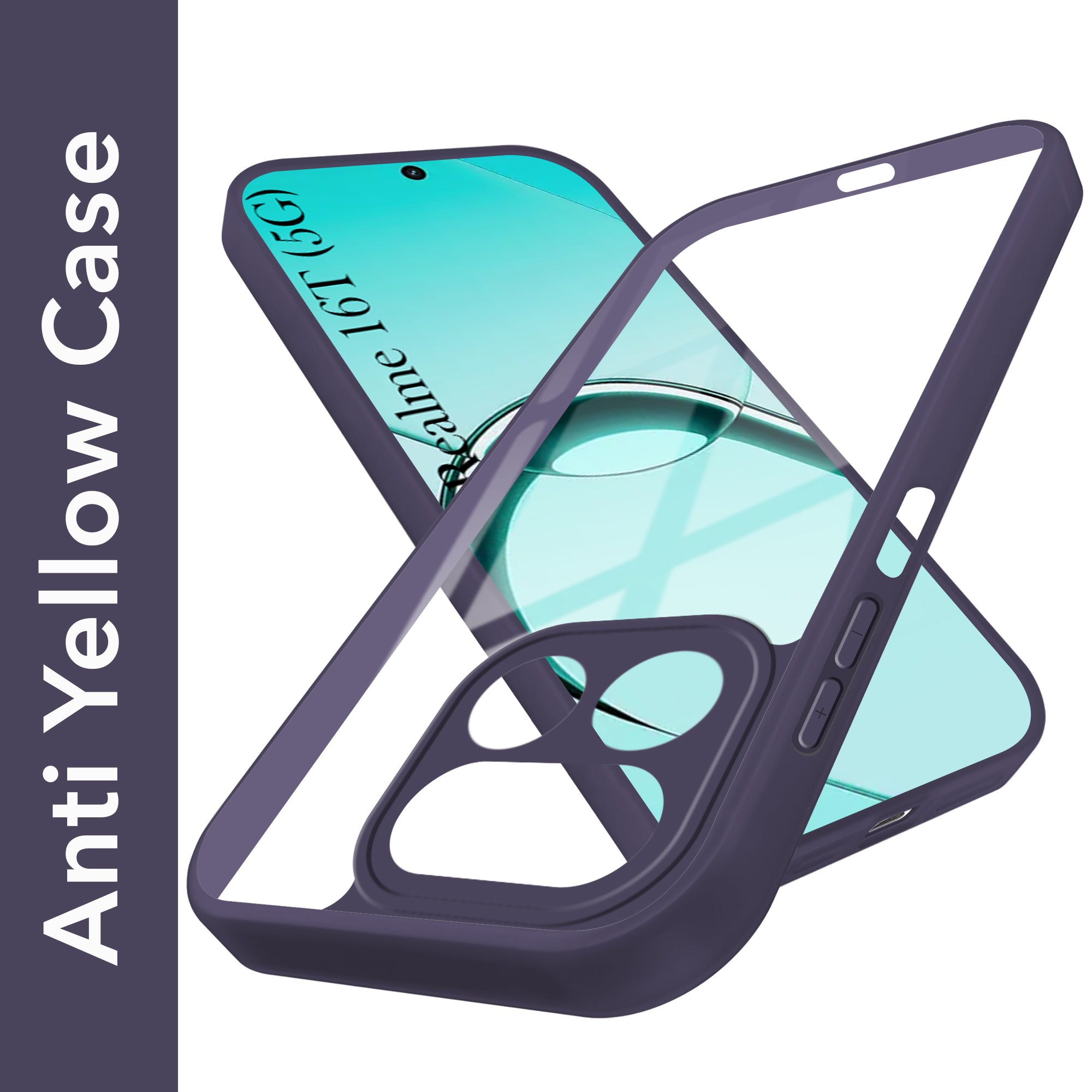 For Realme 16T 5G Lite Back Cover Case Ultra-Hybrid (Lifetime Anti Yellow | Anti Scratch | Crystal Clear Shockproof)