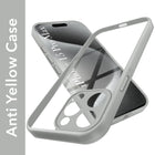 For Apple iPhone 15 Pro Max Back Cover Case Ultra-Hybrid (Lifetime Anti Yellow | Anti Scratch | Crystal Clear Shockproof)