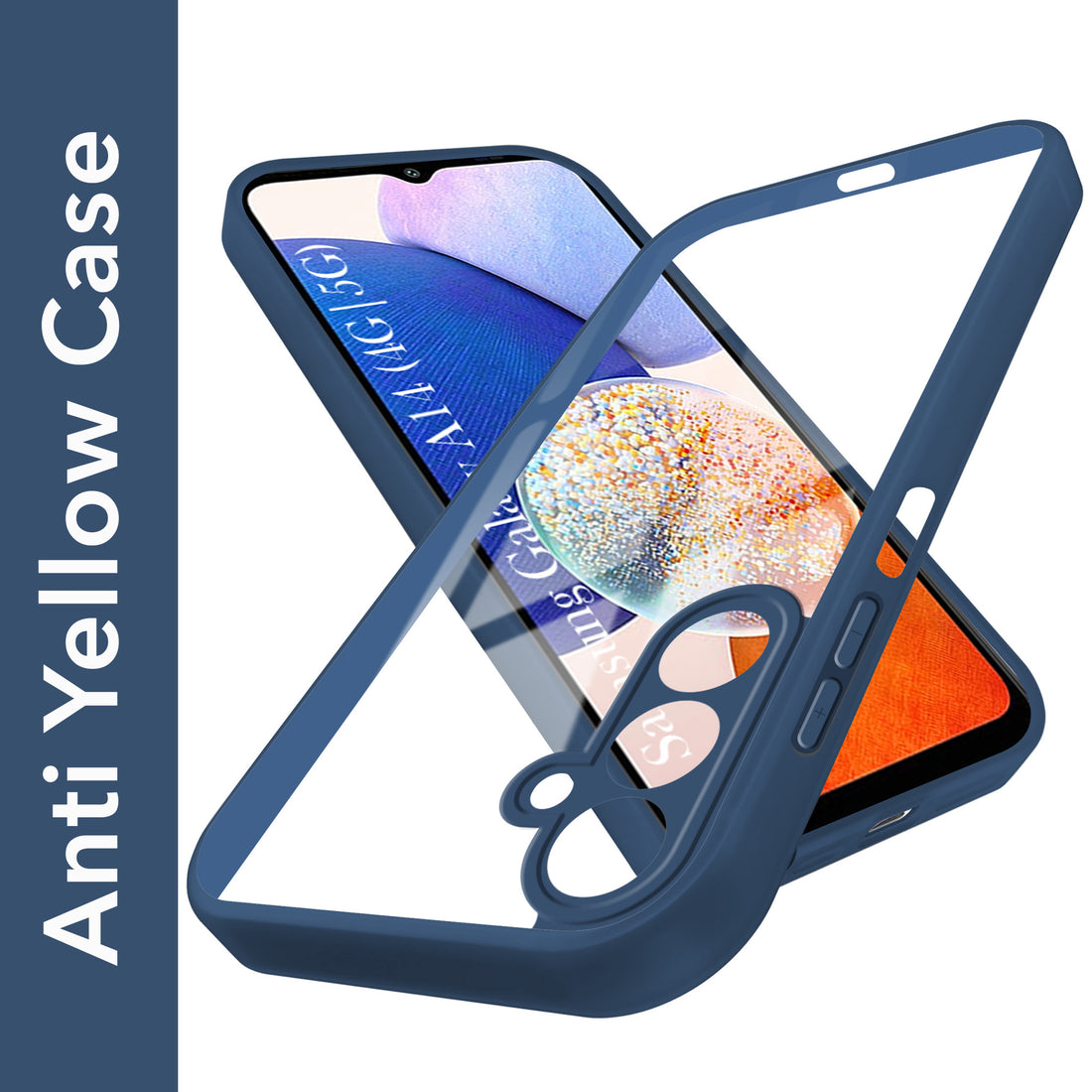 For Samsung Galaxy A14 4G | 5G Back Cover Case Ultra-Hybrid (Lifetime Anti Yellow | Anti Scratch | Crystal Clear Shockproof)